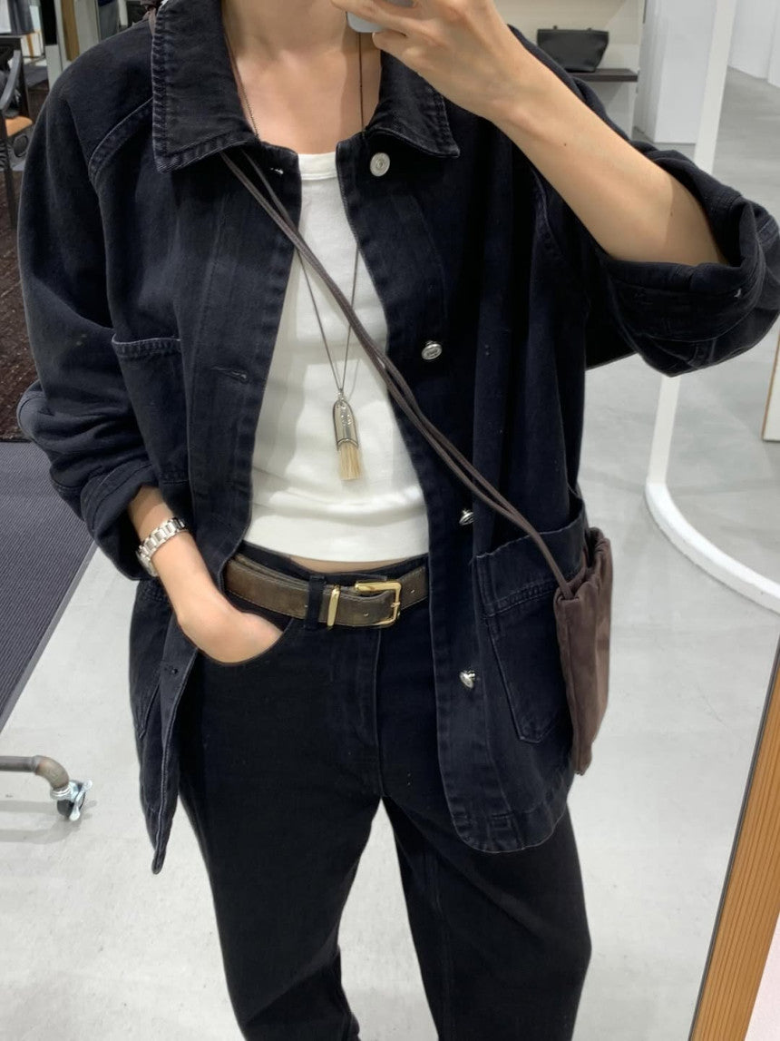 Evening denim jacket