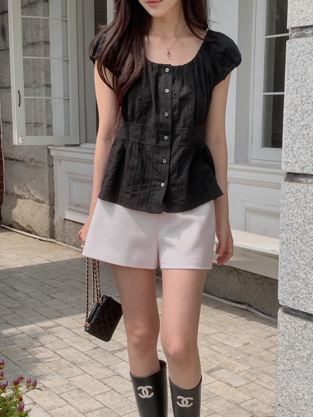 Bigi blouse&skirt-2col