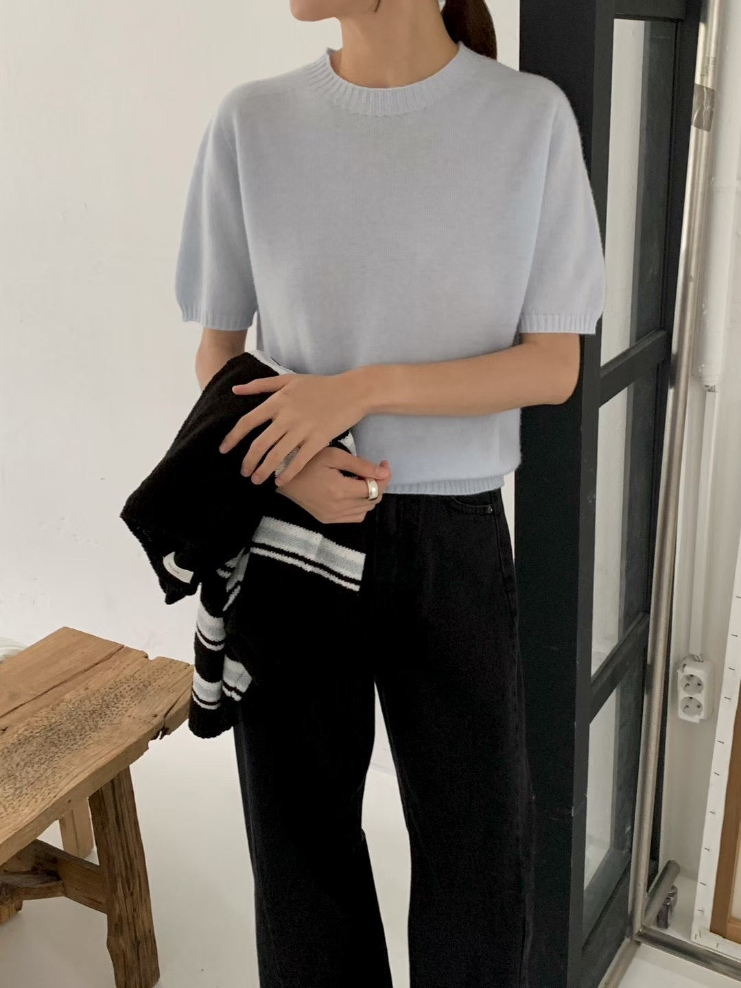 Room and half wholega knit-6col