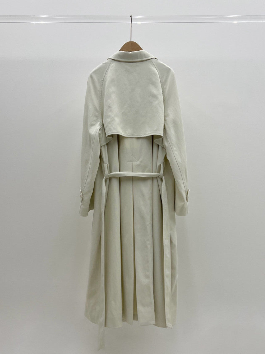Hyde long trench coat-2col