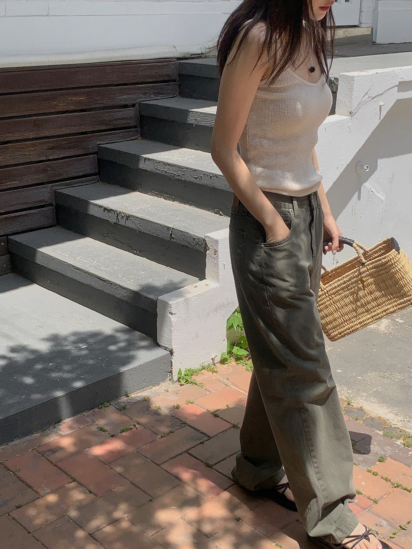 Summer dying pants-2col