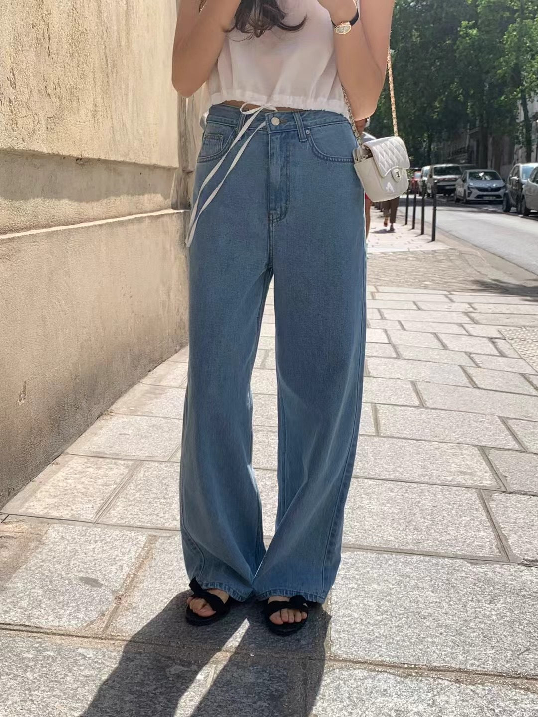 Ounce low wide denim