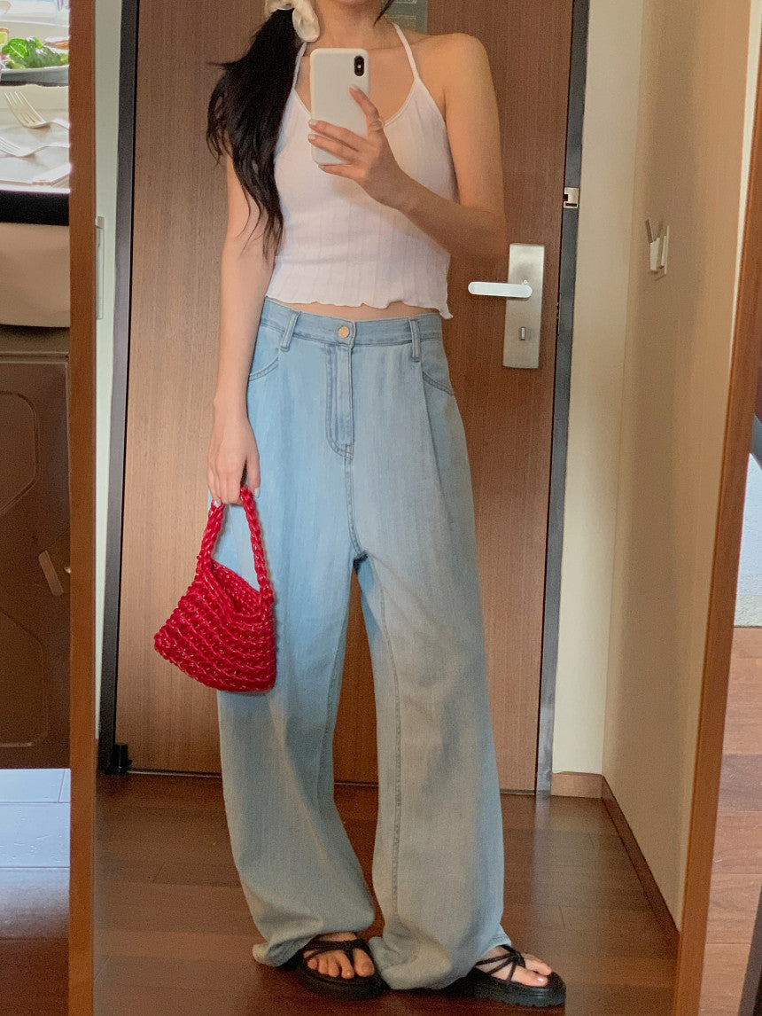 one-tuck denim