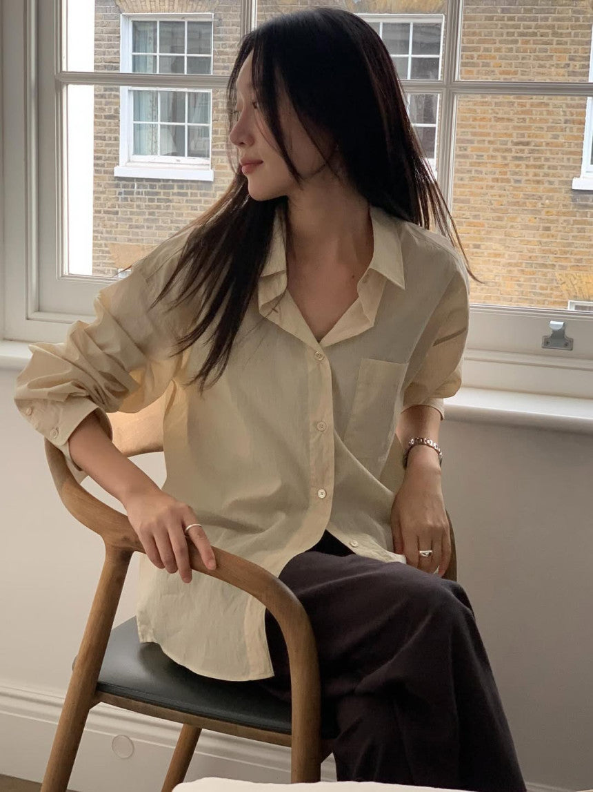 Bring s.t cotton shirt-3col
