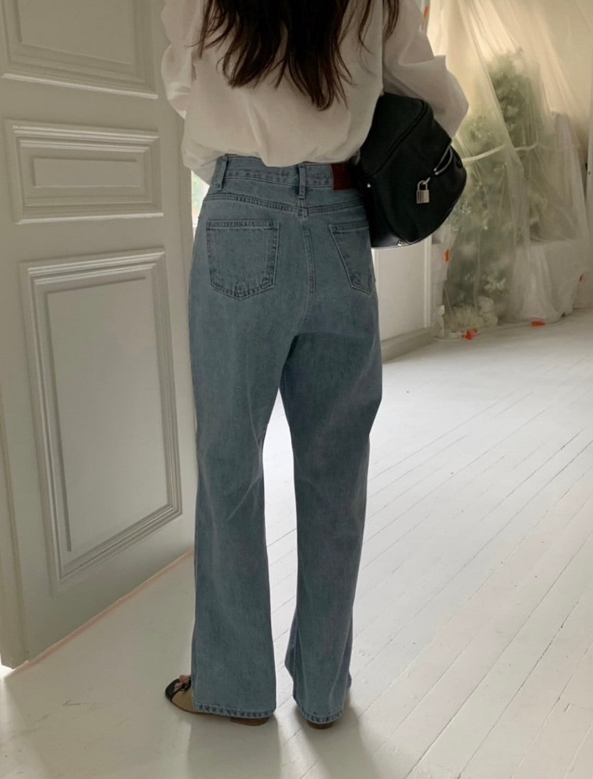 s 即納 Yarn wide denim