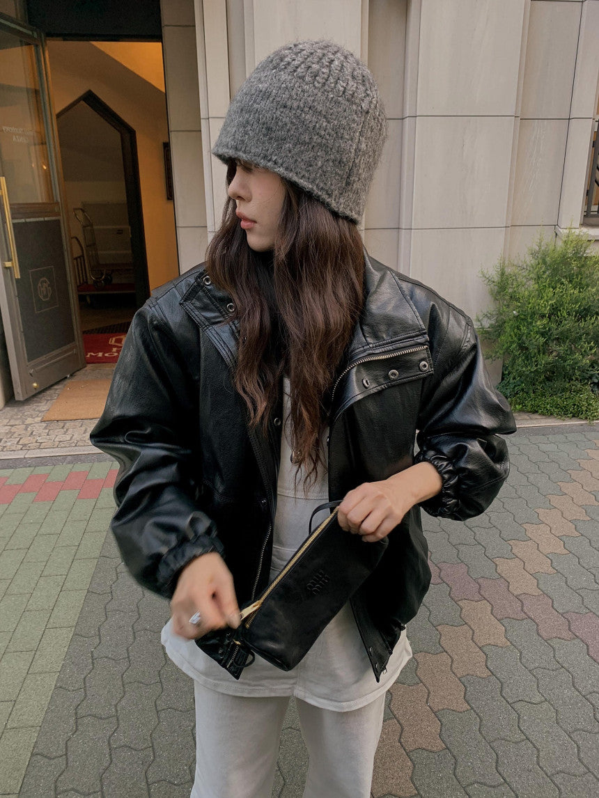 Milli leather jumper