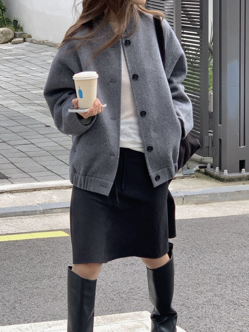 Nua handmade blouson-2col