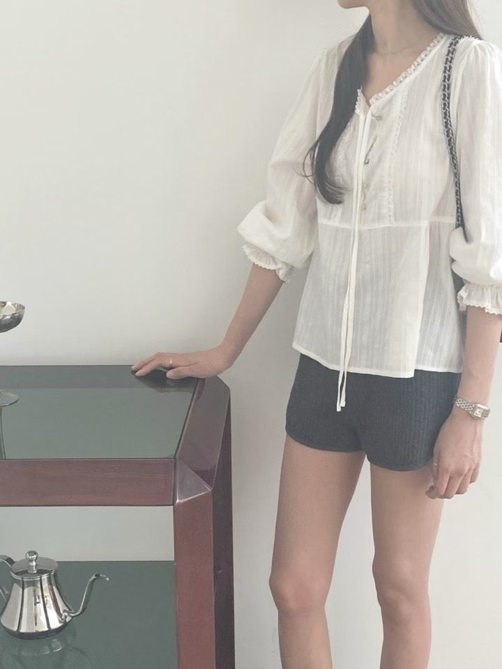 Mandarin blouse