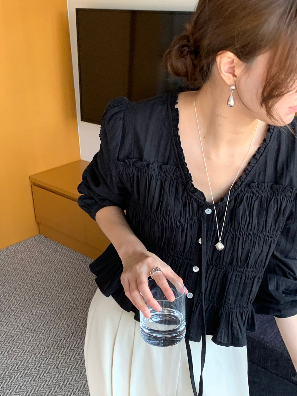 Mogu blouse-2col