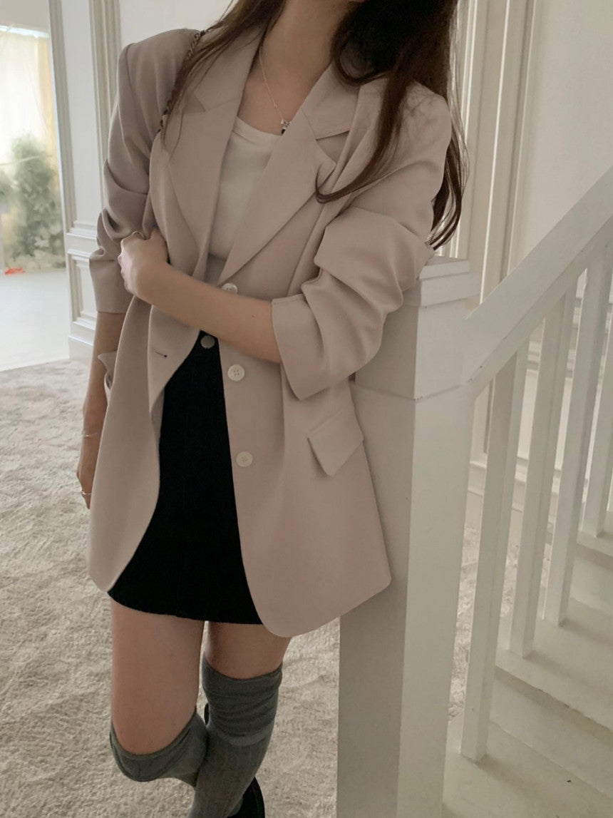Wish poly jacket-2col