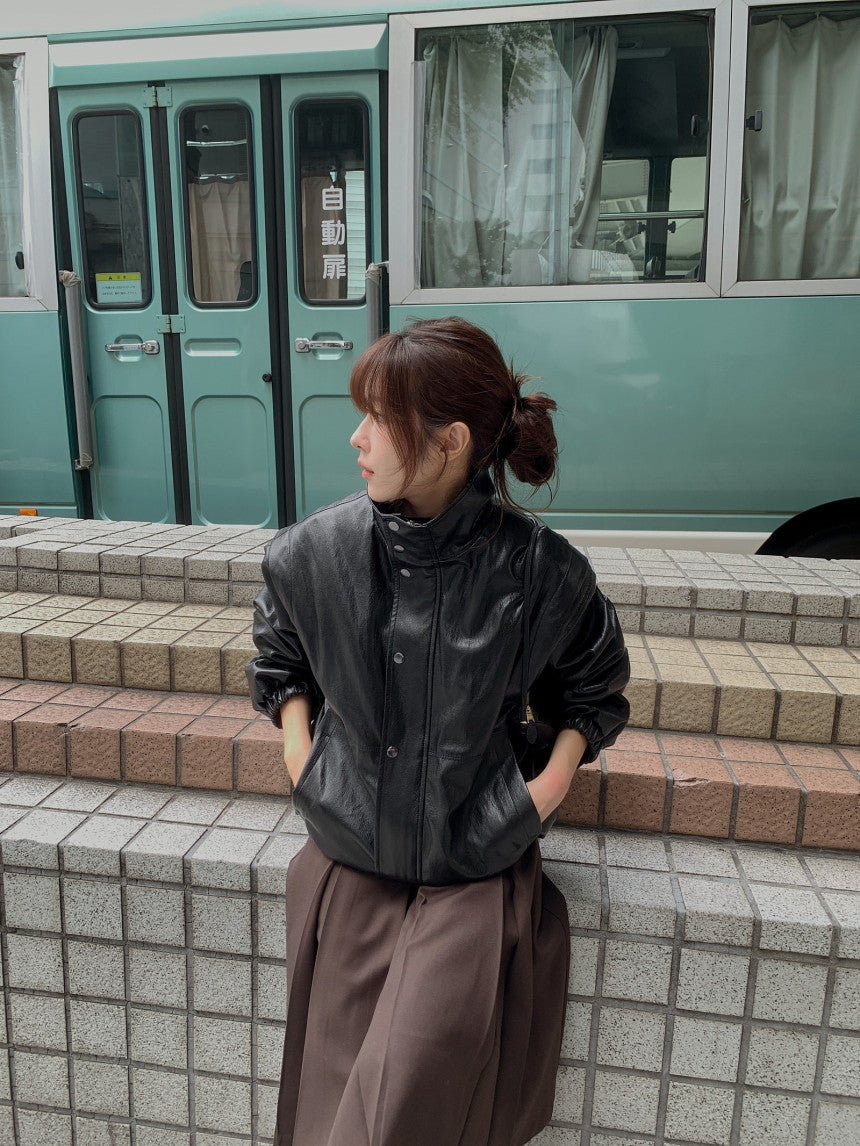 Milli leather jumper