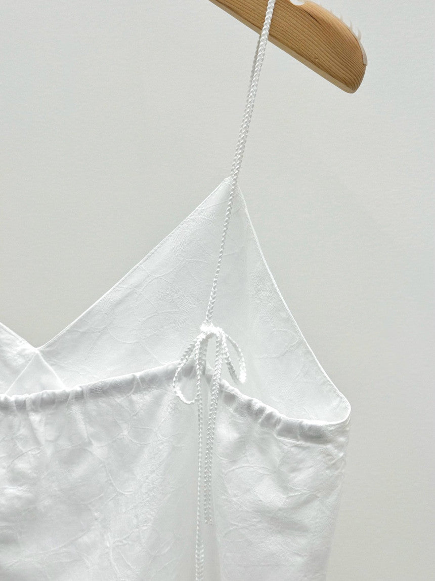 Amuse layered bustier blouse-2col