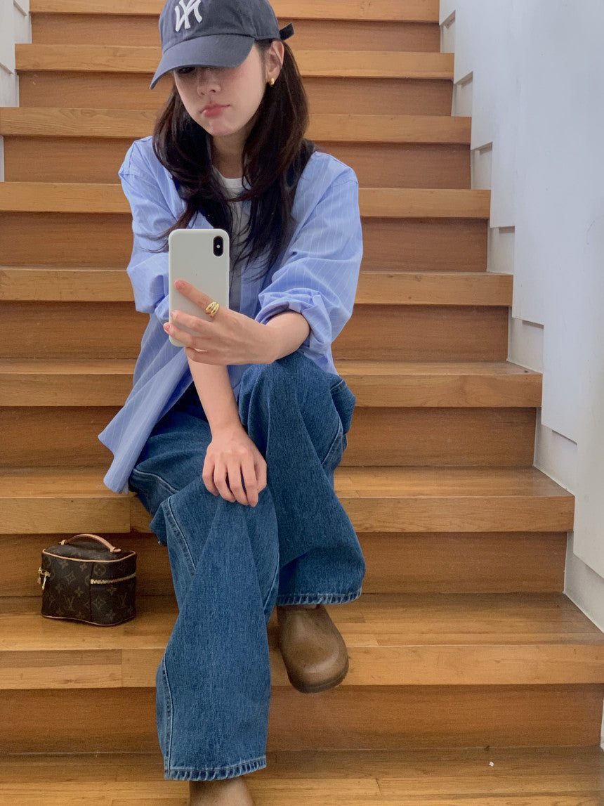 113 Carpenter denim ショート丈あり