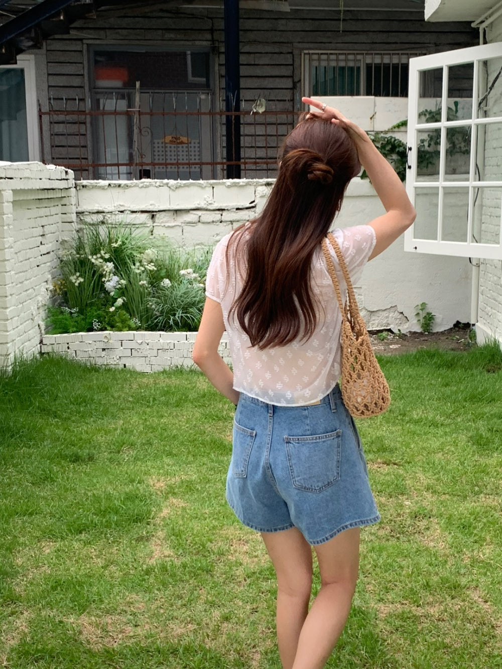 ruffle blouse-2col