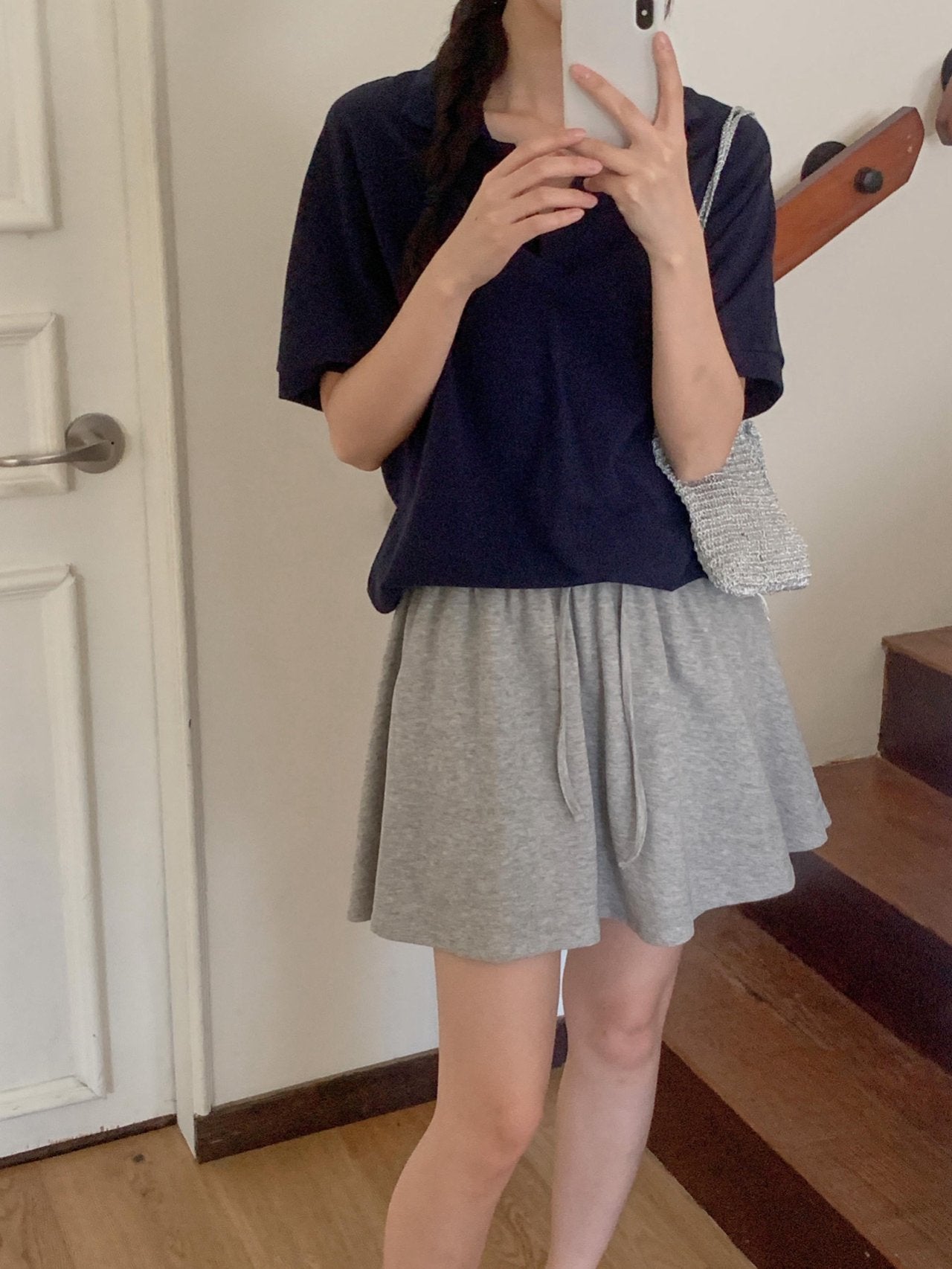 Rush skirt half pants-3col