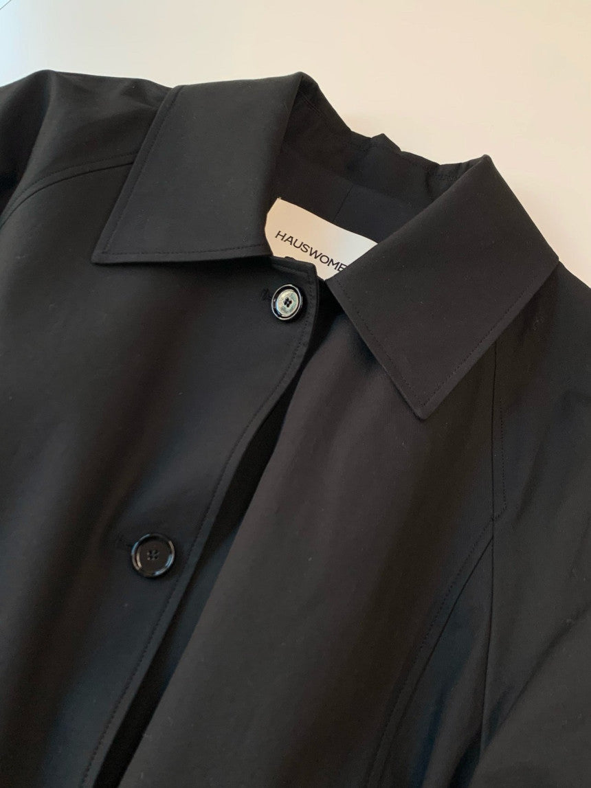 ivory即納 Haus raglan half trench coat-2col
