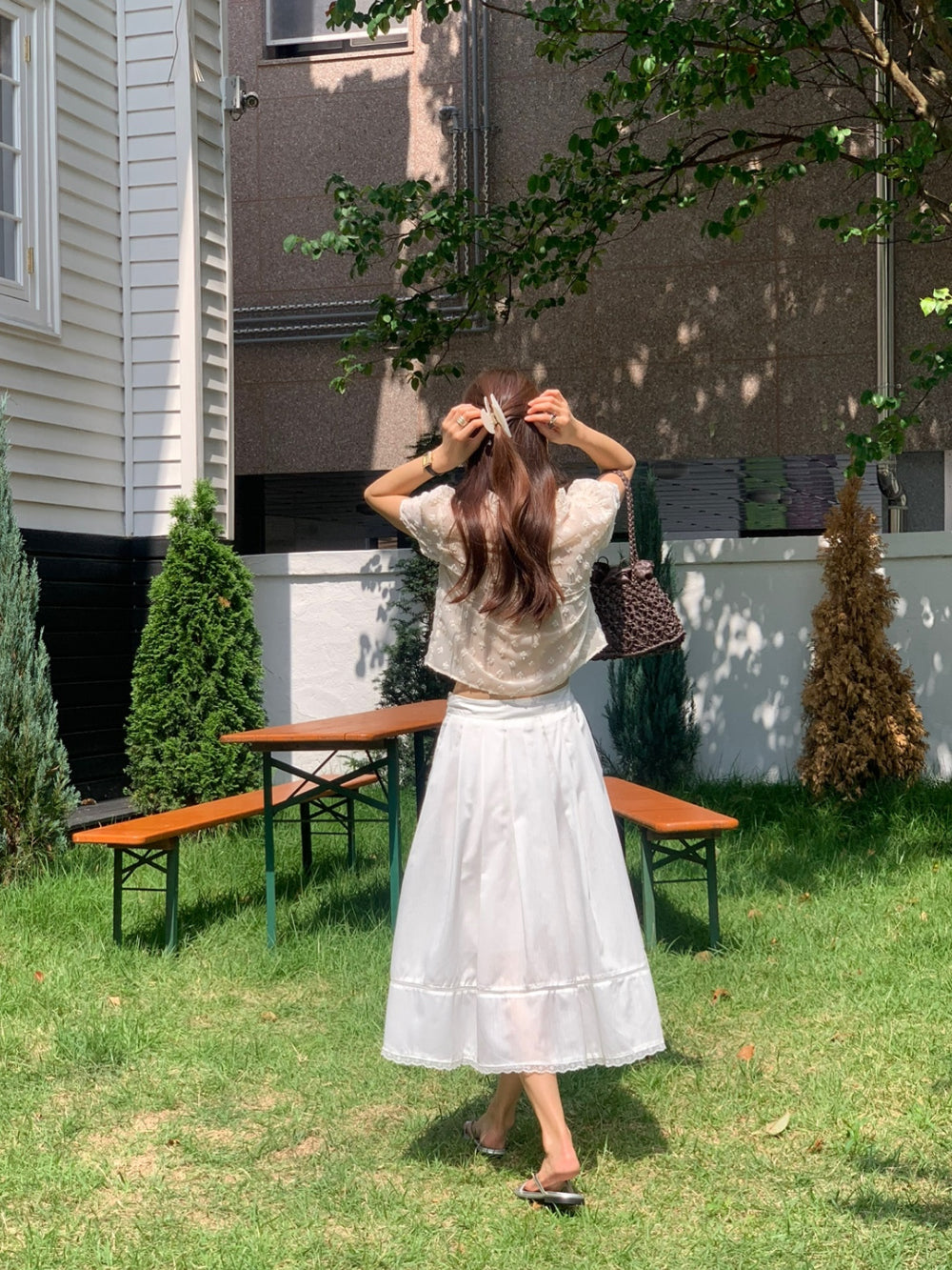 ruffle blouse-2col