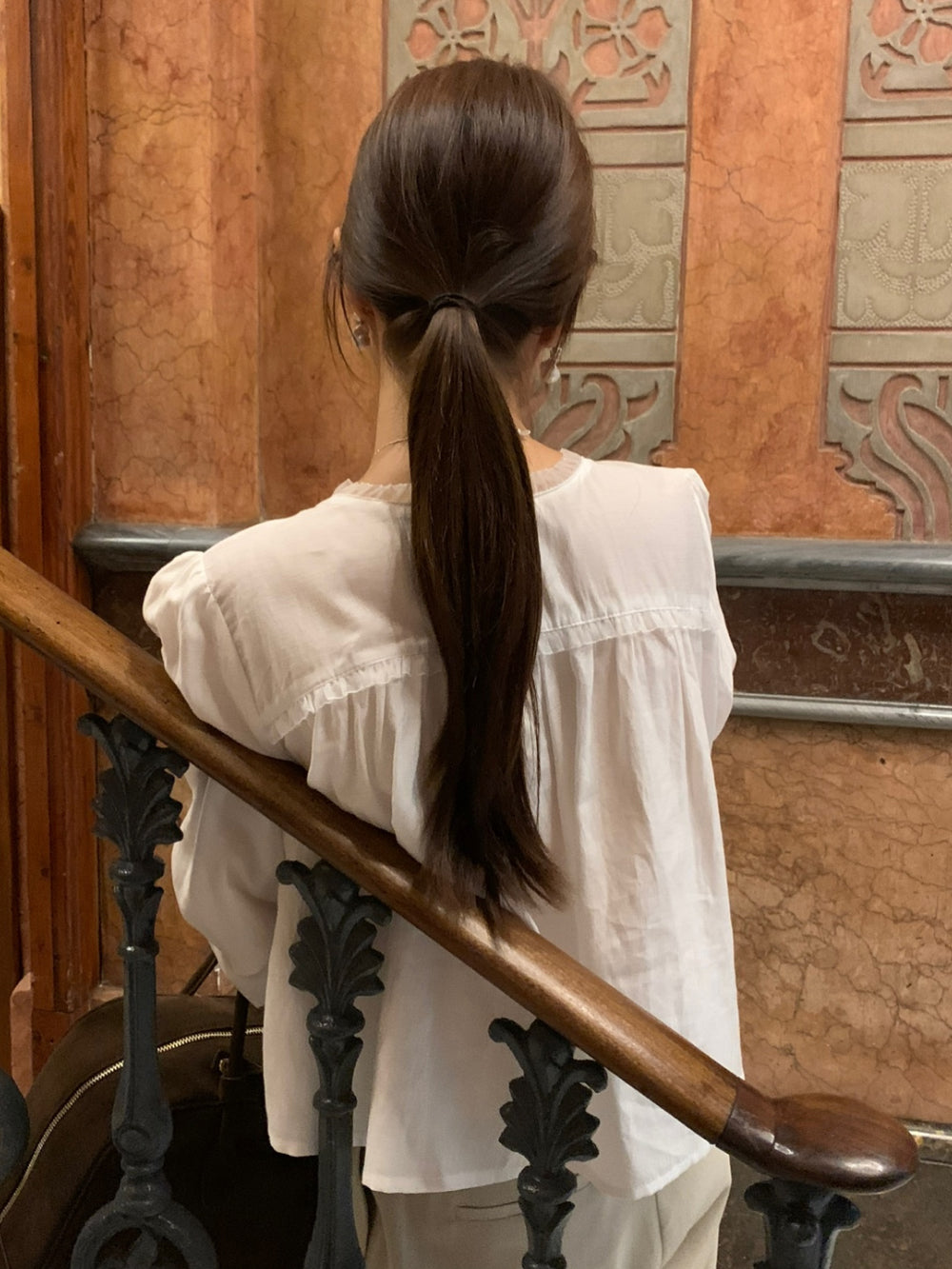 black即納 Date blouse-3col