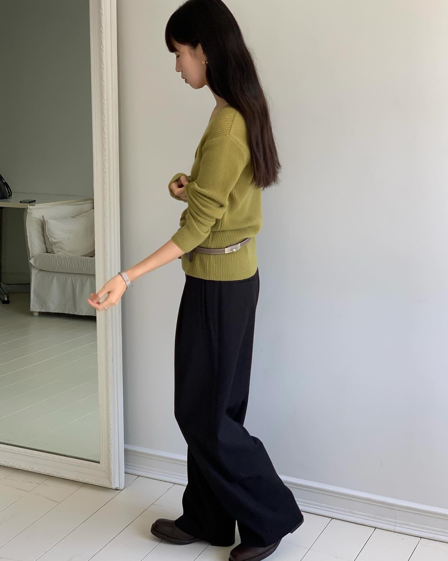Sale black即納 Epi slacks-3col