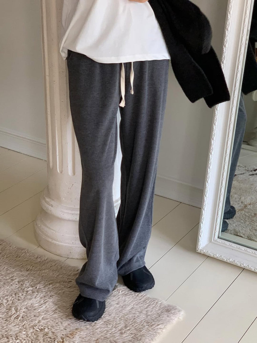 Relaxed pants-5col