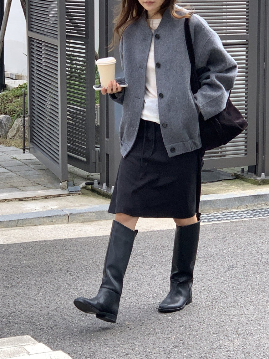 Nua handmade blouson-2col