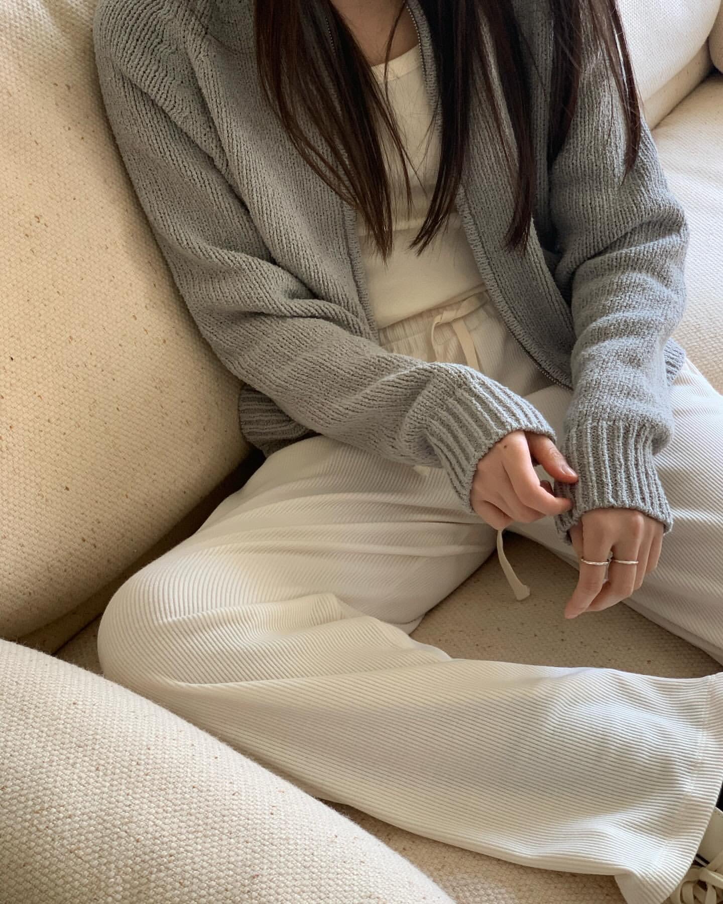 Relaxed pants-5col