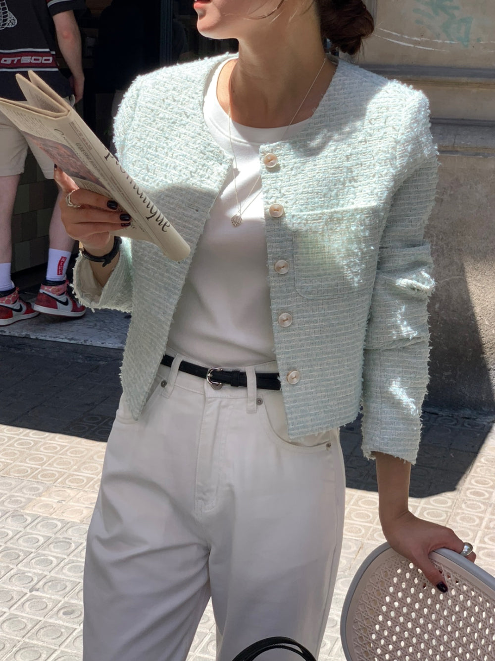 Sha tweed jacket-3col