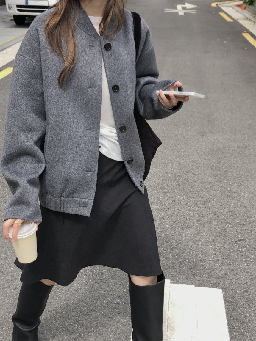 Nua handmade blouson-2col