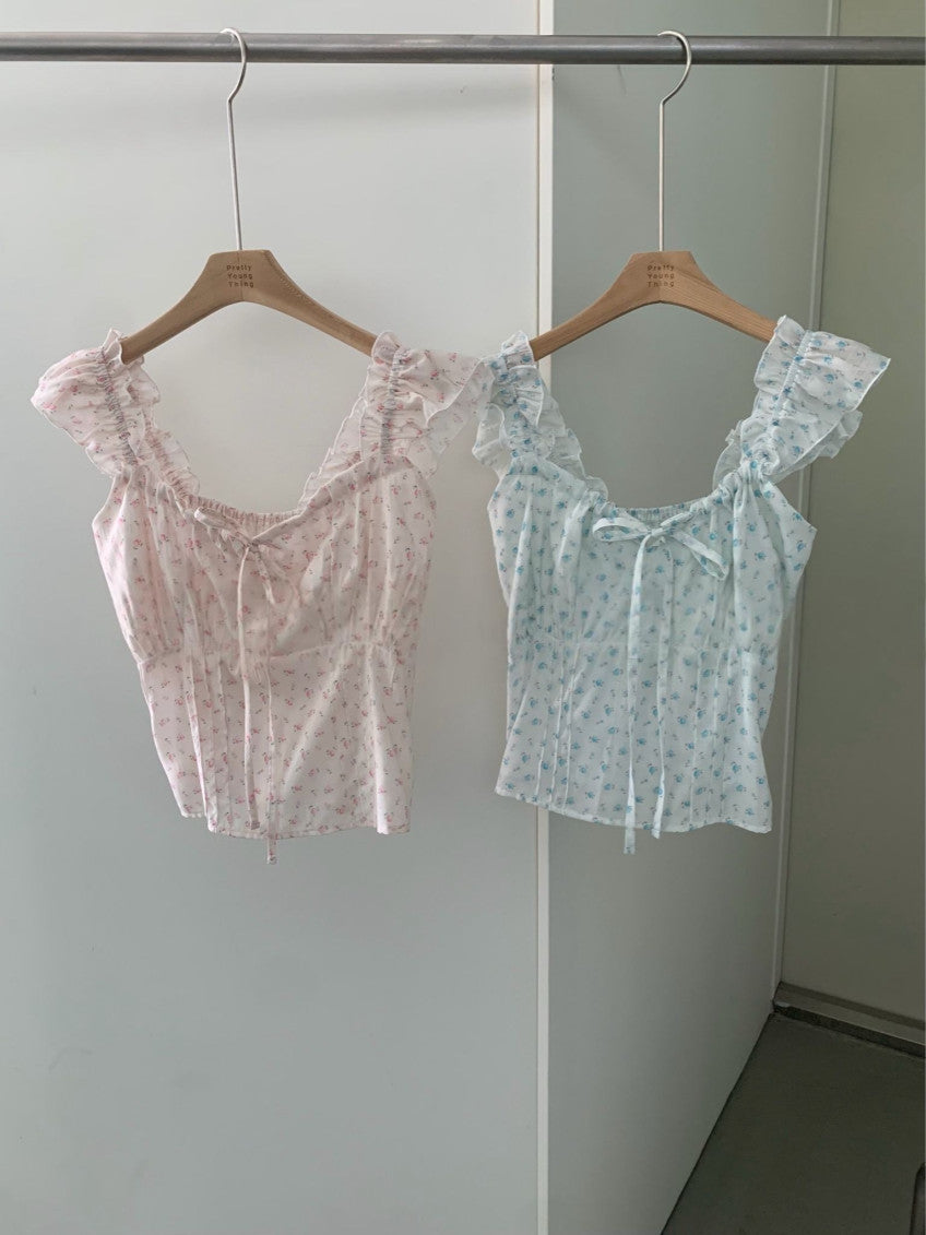 Bailey flower sleeveless-2col