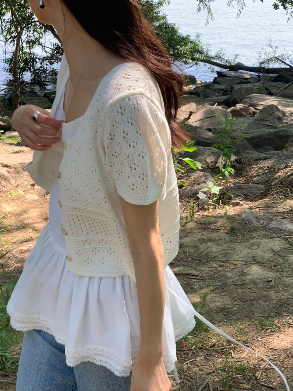 Flute cardigan-3col