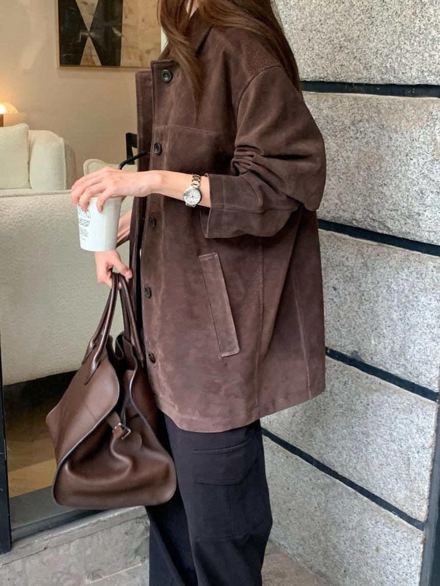 Bern suede jacket-2col