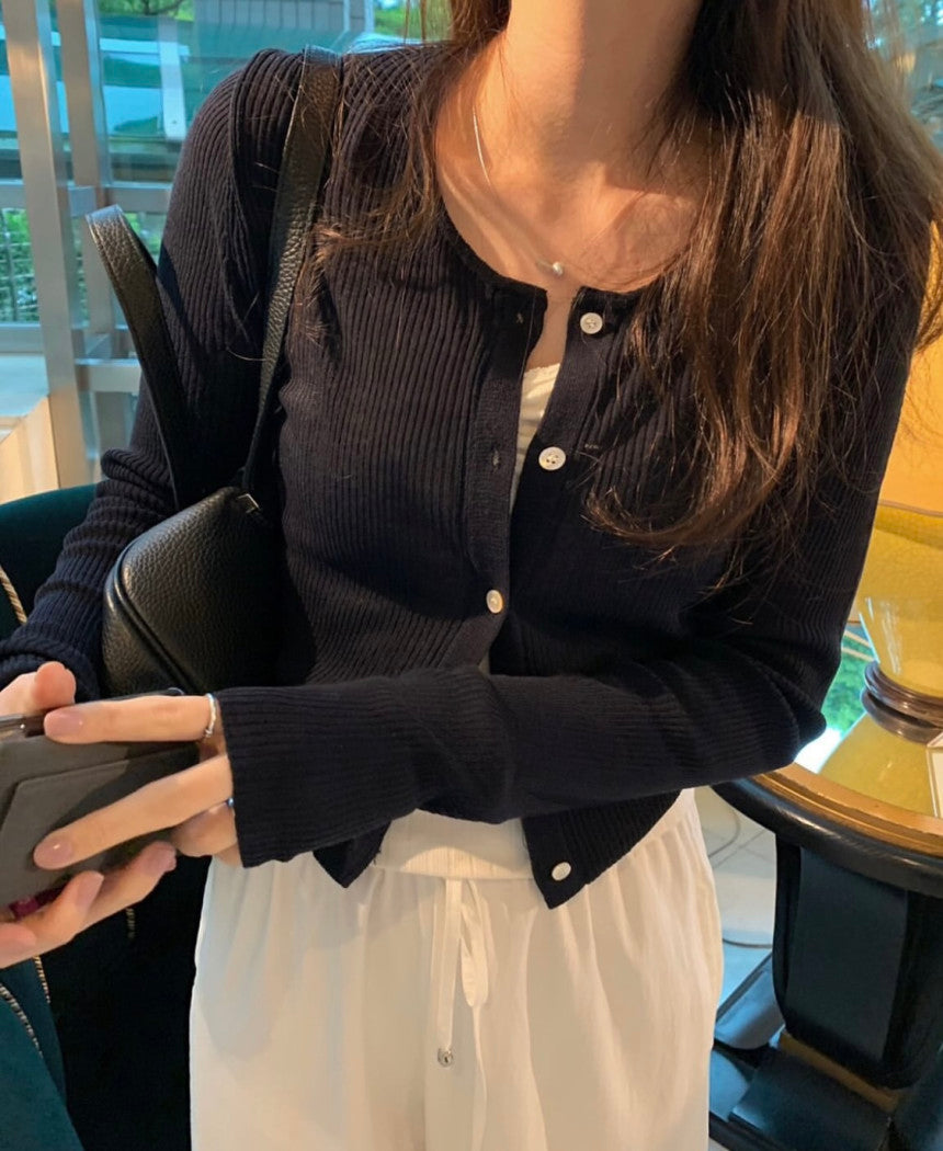 Mamonde linen cardigan-4col