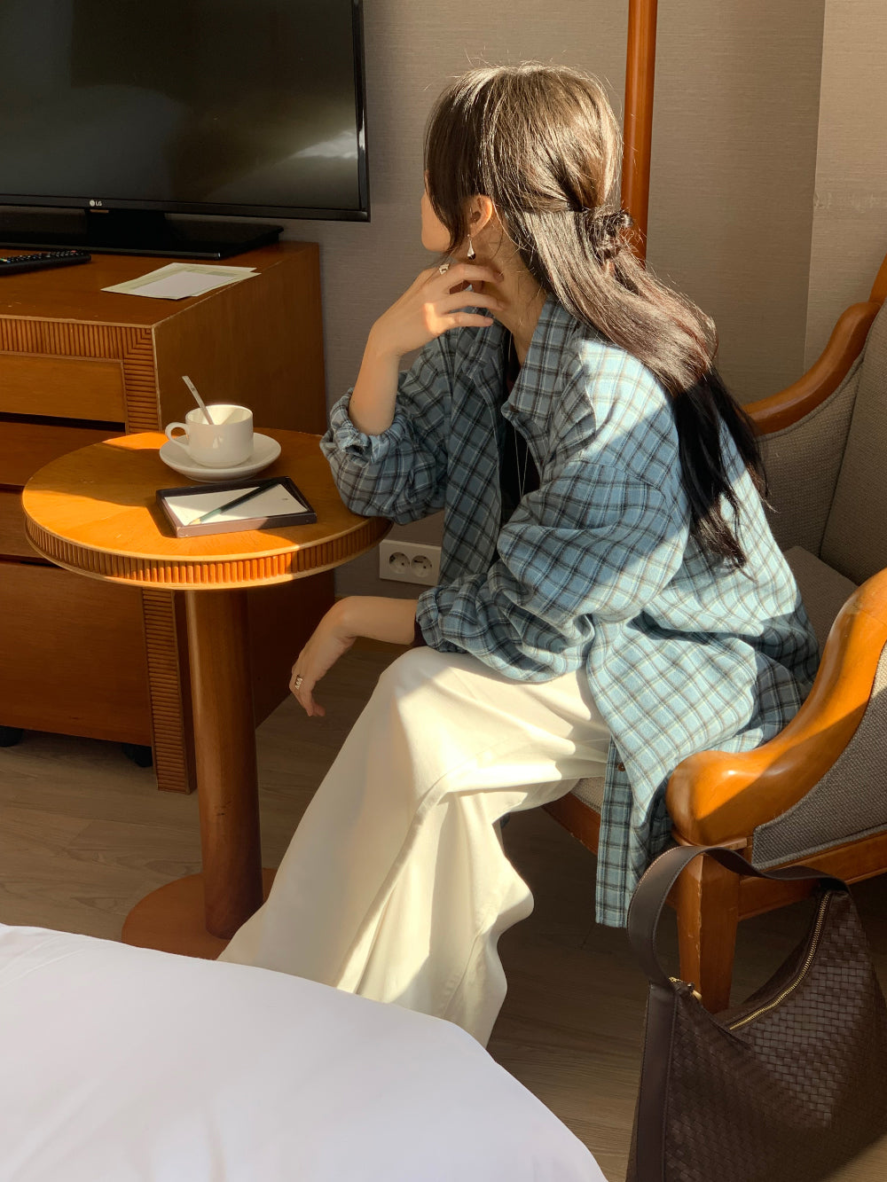 tint check gimo shirt-2col