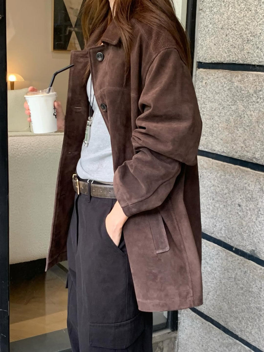 Bern suede jacket-2col