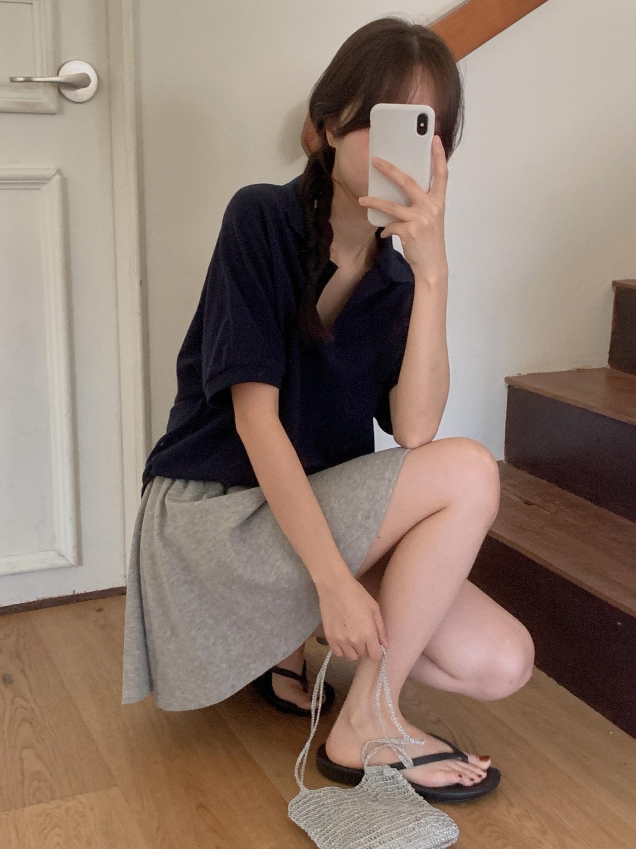 Rush skirt half pants-3col