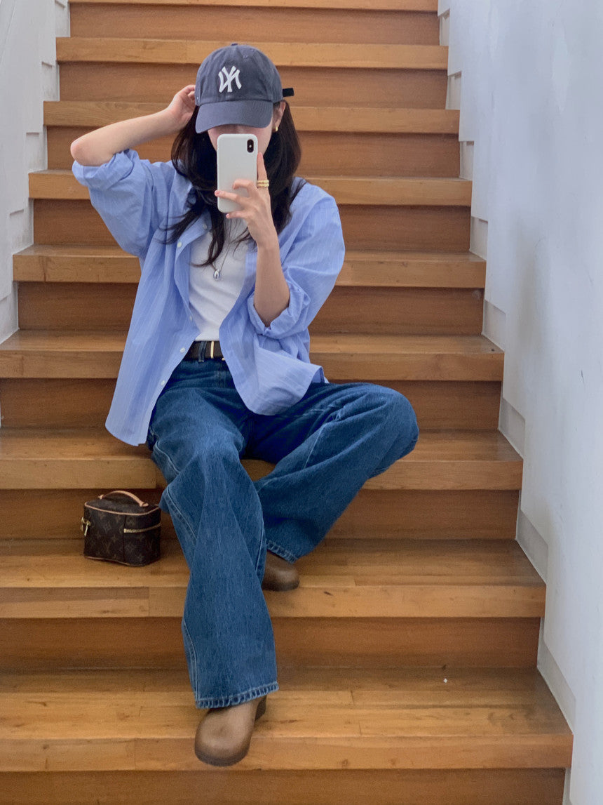113 Carpenter denim ショート丈あり