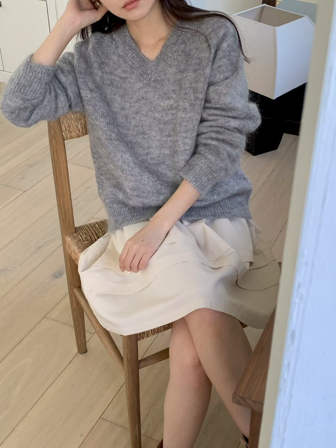 Blasom Mohair knit-4col