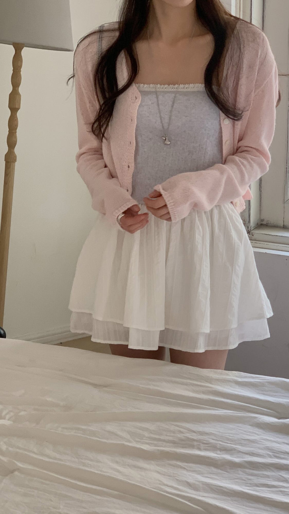 Bigi blouse&skirt-2col