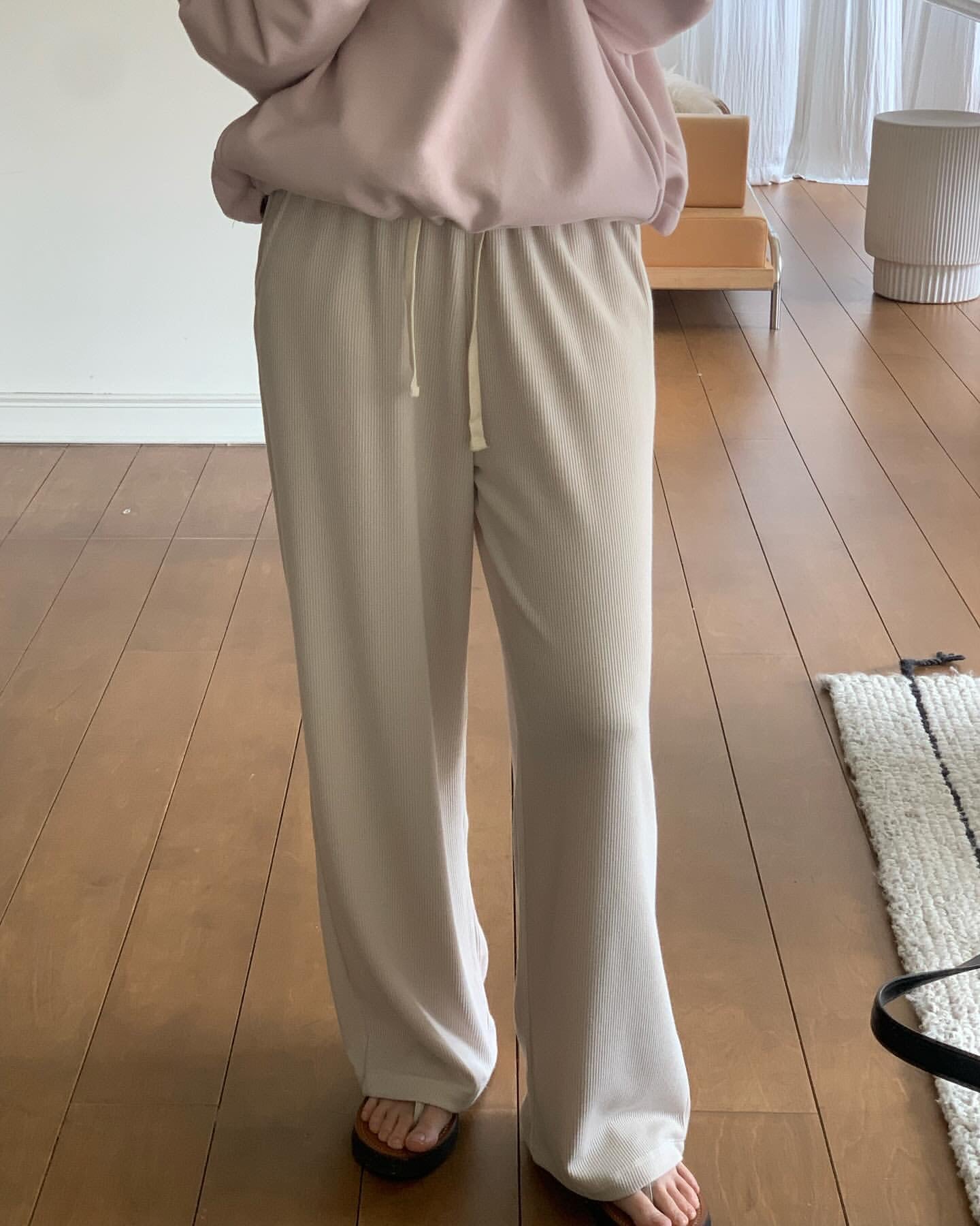 Relaxed pants-5col
