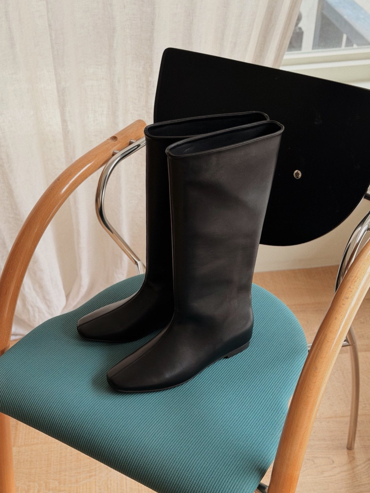 hidden wedge boots.