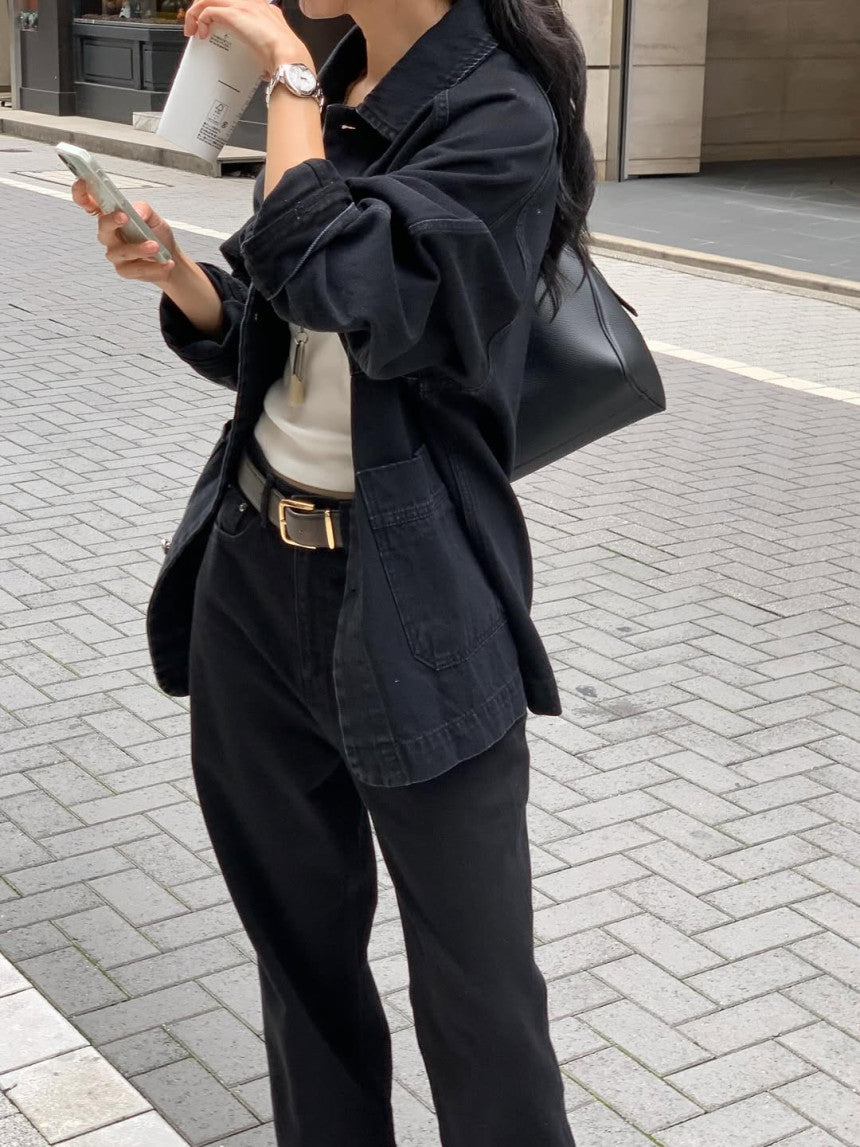 Evening denim jacket