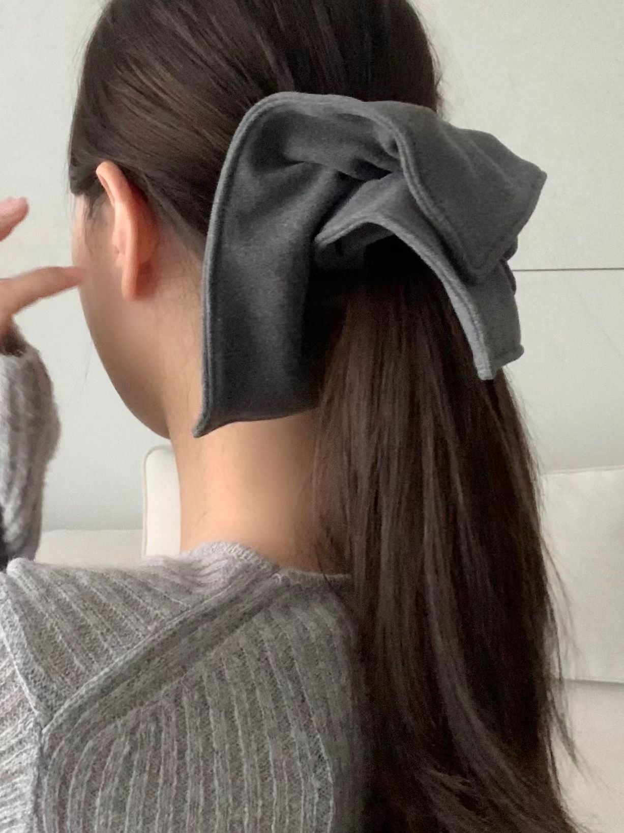 Fleece Square Scrunchies