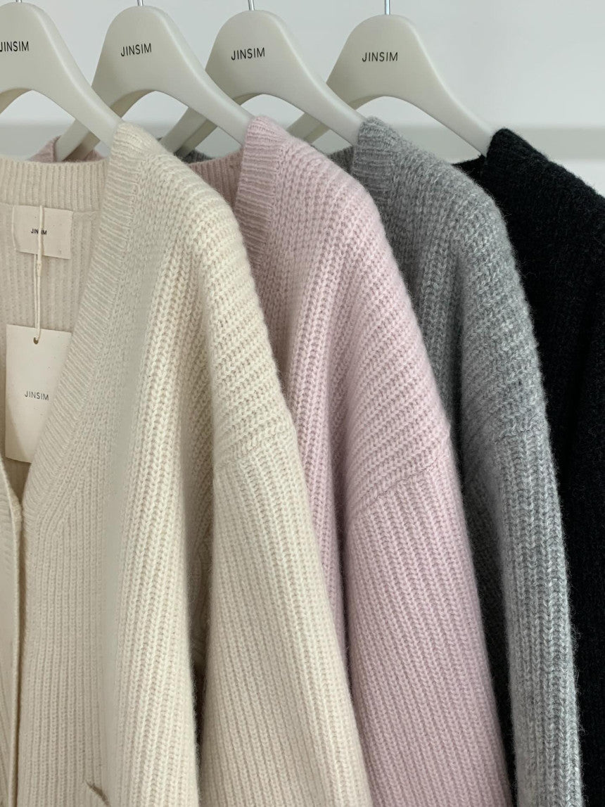 Mue hachi cardigan-4col