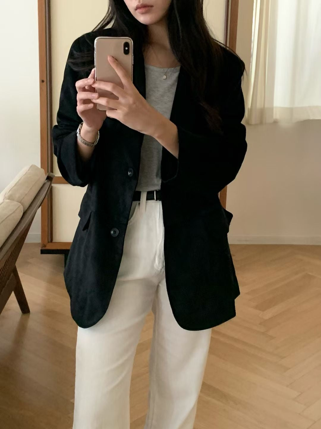 Boehm suede jacket-2col