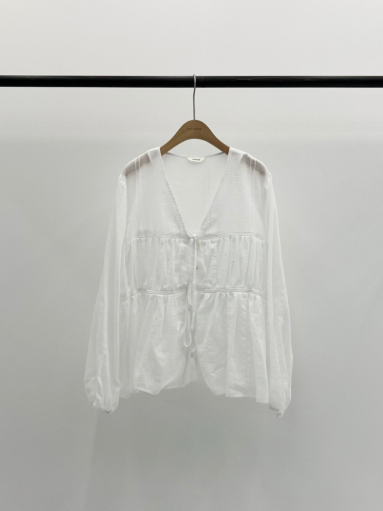 Arel V-neck string blouse