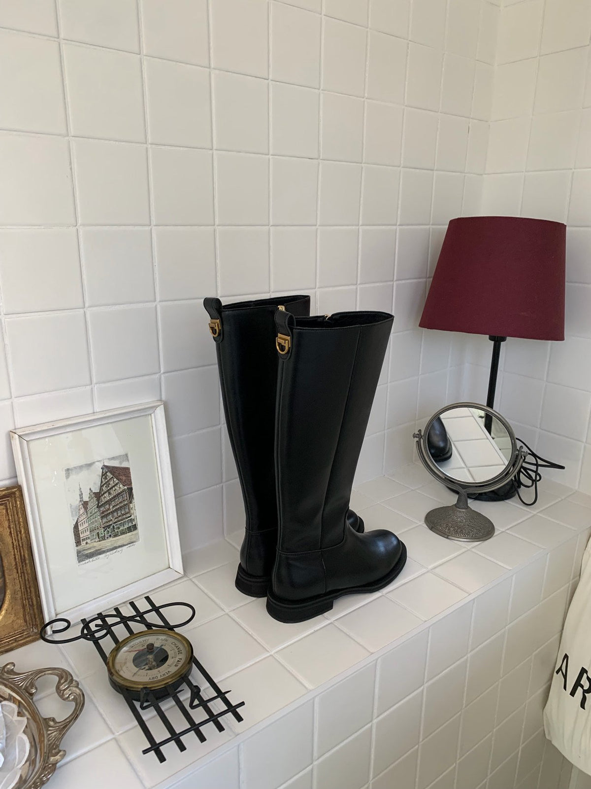 classic d-ring long boots