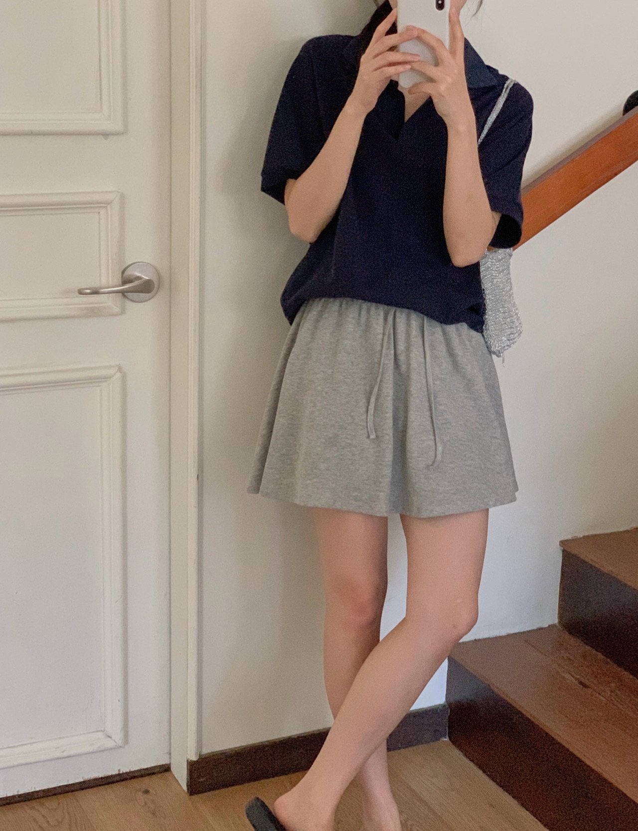 Rush skirt half pants-3col