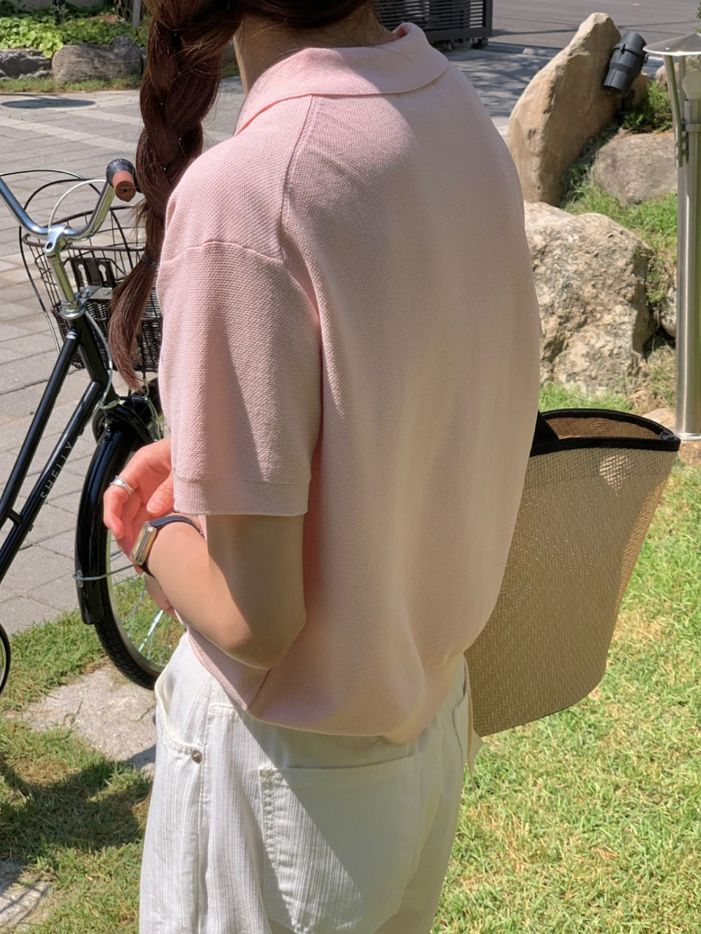 Nud collar knit-4col