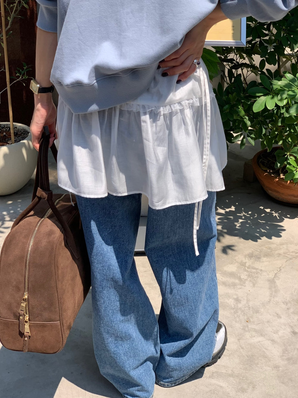 jivri layered skirt