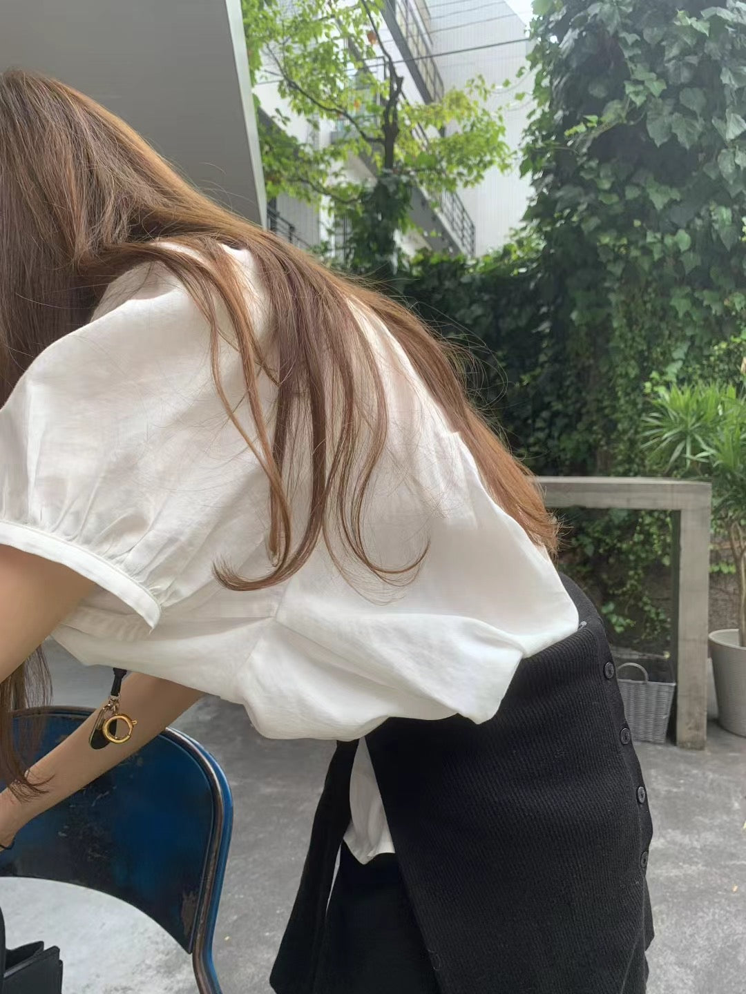 Ounce ron shirring blouse